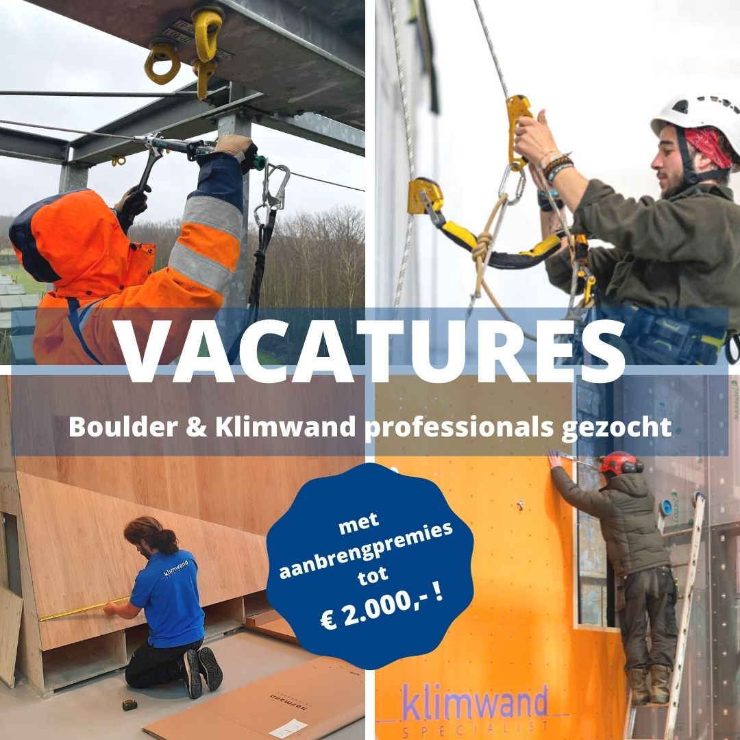 Vacature technisch medewerker Nederland Nijmegen Arnhem Klimwandspecialist
